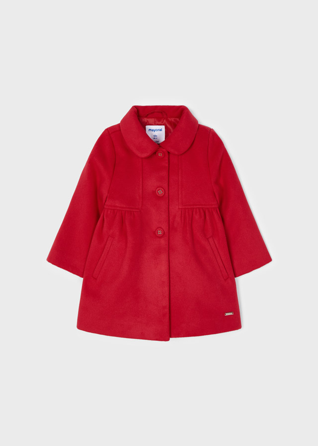 Abrigo paño Rojo 24 Meses M2434