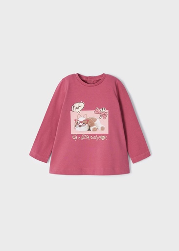 [JLT0168] Camiseta m/l Colorete 12 Meses M2098