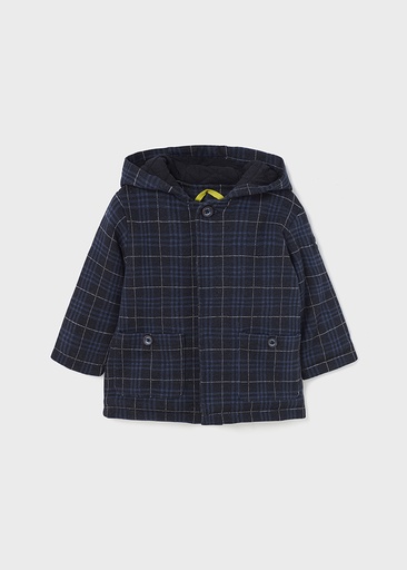 [JLT0369] Abrigo cuadro punto Dark Navy 12 Meses M2415