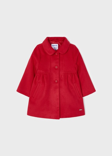 [JLT0488] Abrigo paño Rojo 24 Meses M2434