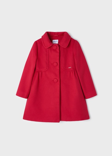 [JLT1220] Abrigo muflon Rojo 04 Años M4482